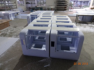 離心機(jī)加工現(xiàn)場